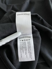 Chrome Hearts Neck Logo Pocket T-Shirt Black/White XL NWT Authentic W/ Receipt