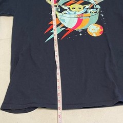 Star Wars Mandalorian Baby Yoda Grogu This Is The Way Graphic Large Black Shirt