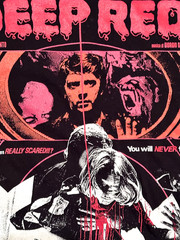 Deep Red (1975) Movie Graphic M Black T-Shirt Horror Argento Profundo Goblin