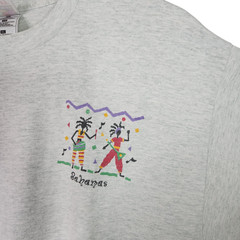 Vtg Bahamas Shirt Mens XL Gray Single Stitch Fruit of the Loom Reggae Rasta 90s