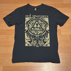 Red Sparowes Circles Indigo Tri-Blend T-Shirt Men’s Size Small