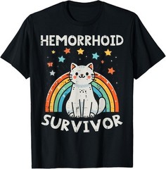 Survivor Cat Funny Cringe Weird Adult Humor Inappropriate T-Shirt