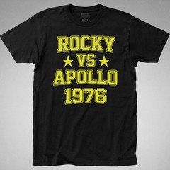 Rocky vs Apollo T-SHIRT balboa creed boxing 70s 80s 1976 match movie fight Tee