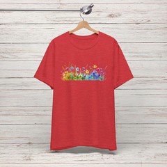 Flower Comfort Tee Floral Shirt Gift for Her Him Nature Lover Soft