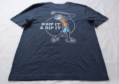 Life Is Good Men’s Grip It And Rip It Short Sleeve T-Shirt JT8 Blue Small NWT