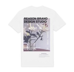 NWT Reason Design Studio Men’s Limited Edition “Built To Last” White Tee Large