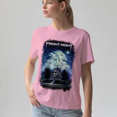 Fright Night (1985) Movie Poster Inspired T-Shirt Retro Tee Unisex