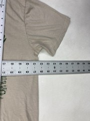 Volkswagen Van Retro Graphic T-shirt Men Beige Logo Green Short Sleeve