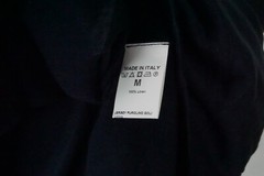 Isaia Napoli 100% Linen Navy Blue Short Sleeve T Shirt Sz M Brand New