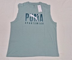 Puma Mens Gradiant Sports Short Sleeve Sports Training Gym Level Up Tank