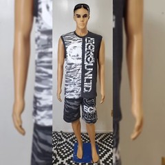 ECKO UNLTD TANK TOP MEN’S REGULAR FIT SLEEVELESS CREW NECK SIZE M BLACK MARLED