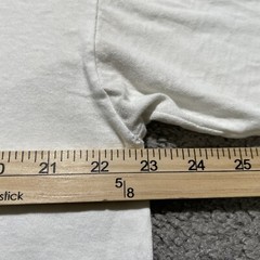 Vintage Old Navy T Shirt Mens Large White Single Stitch Distressed USA Made 1990