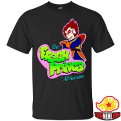 Fresh Saiyan Prince Shirt T-Shirt of bel air Saiyan vegeta dbz dragon ball z dbs