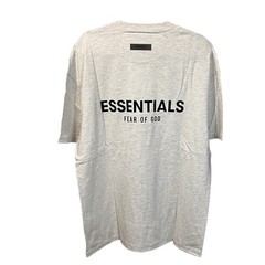 FEAR OF GOD Essentials Tee XL Light Oatmeal T-Shirts Authentic Cotton NEW