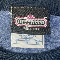Vintage Winterland Unisex 2003 Blue Lynyrd Skynyrd Band Ringer Tee Large