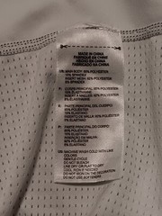 Adidas Men’s Climacool White/Gold Padded Compression Football Shirt Size XL