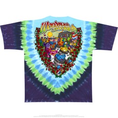 GRATEFUL DEAD-WONDERLAND JAMBAND-BEARS-TIE DYE TSHIRT M-L-XL-XXL-3X-4X-5X-6X