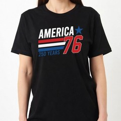 America 76 Shirt 250th Anniversary USA Pride Sporty Patriotic Fourth of July Gif