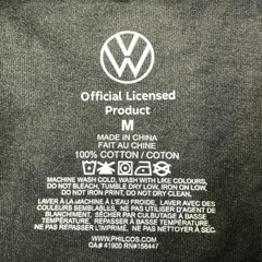 Volkswagen Shirt Mens Medium Charcoal Gray Rabbit Racing Graphic Tee Tagless VW