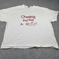 Chasing That Bag Shirt Mens 4XL Funny Cartoon Graphic Tee Gildan Heavy Cotton
