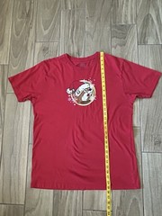 BUC-EE’S CHRISTMAS 2023 Americana Tee Shirt Red Sz Lg Holiday Festive Beaver
