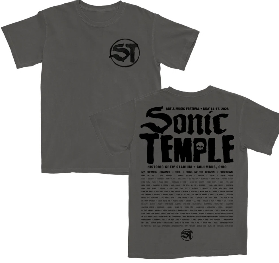 Sonic Temple 2026 Festival In Columbus Ohio May 14 -17 2026 T-Shirt 3D BL2597