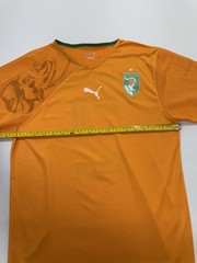Puma Men’s Soccer Jersey Côte d’Ivoire Orange S Vintage