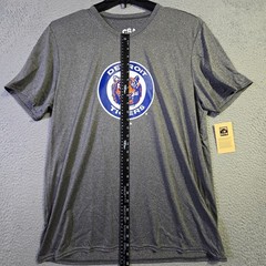 MLB Detroit Tigers Shirt Mens XL Gray Baseball Outdoor Sports Classic Retro NWT