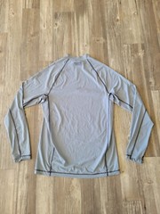 Duluth Trading Co Base Layer Mens Gray Medium Buck Naked Performance T-Shirt Tee
