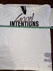 VLONE X NAV Good Intentions Doves Graphic T-Shirt Authentic White Men Size Small