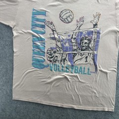 Vintage Queen City Volleyball Shirt Mens Large Graphic Sports Jerzees 90s Tee