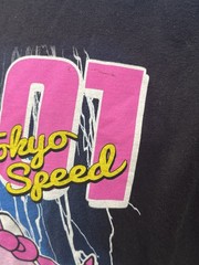 Hello Kitty Tokyo Speed T Shirt Racing Car Sanrio Black Graphic Tee 2XL