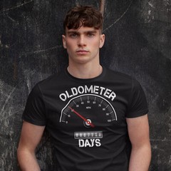 Oldometer 20th Birthday Mens T Shirt shirt Funny Him twenty twentieth milesto…
