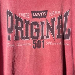 Levi’s Vintage 1994 501 Original Graphic T-Shirt Mens Large Made In USA Red