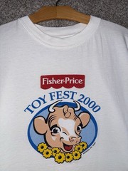 Vintage Fisher Price Toy Fest T Shirt Size XXL 2000 East Aurora