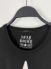 ASAP Rocky 06 Anarchy Graphic T-Shirt Mens Black Size S ASAP Mob Flacko