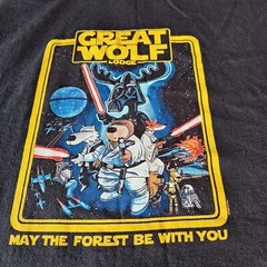 Great Wolf Lodge May The Forest Be With You Star Wars Parody Duck Co Adult L