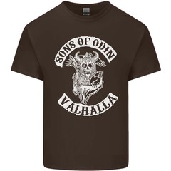 Son of Odin Valhalla Viking Norse Mythology Mens Light Cotton T-Shirt