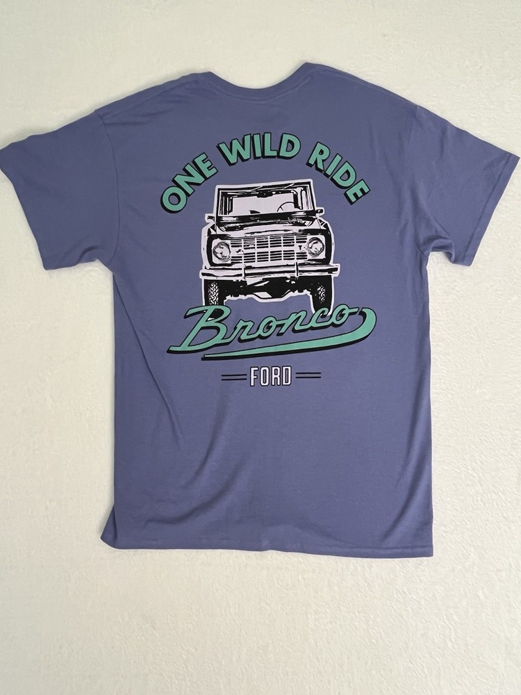 Ford T-shirt, Ford Bronco Tee, Cars & Trucks Shirt, Purple L Large