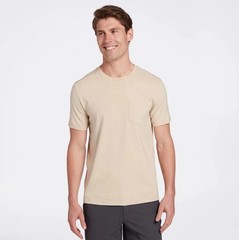 VRST Men’s Essential Pocket Tee Khaki Sand Size S