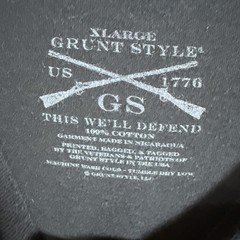 Grunt Style T-Shirt Men’s This We’ll Defend Graphic Tee Black Size XL