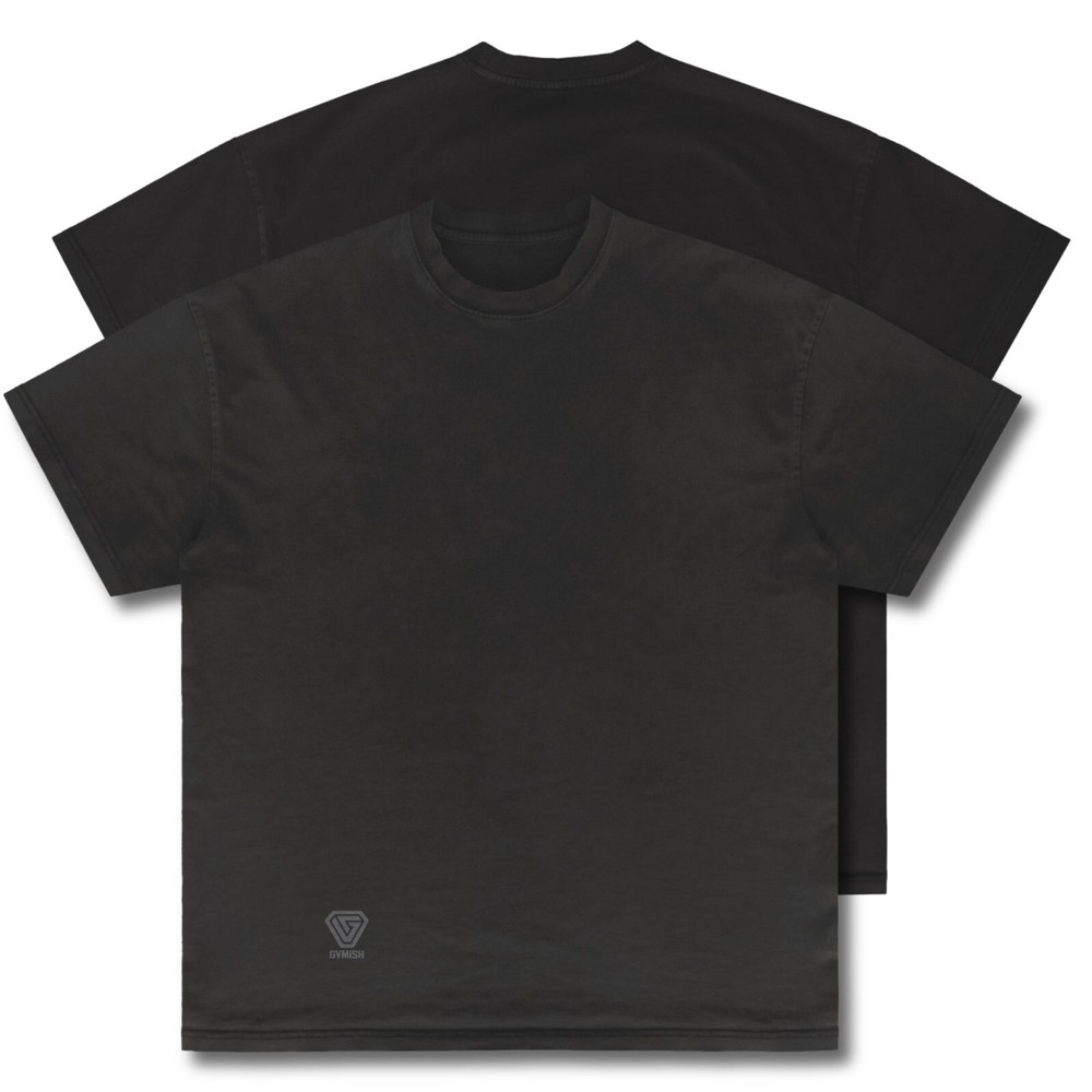 Gymish Men’s Oversized Modern, Popular – Trendy, Stylish, Comfortable Tee.