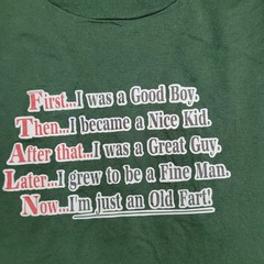Vintage 90s Funny Dad Jokes Shirt XL 24×28 USA