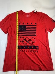 Express Team USA Olympics Red T-Shirt Rio De Janeiro Olympic Team Size Large