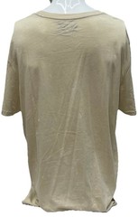 AC/DC Back In Black Hells Bells Shirt Mens Large Cream Band Graphic Tee