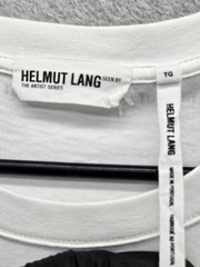 Helmut Lang Shirt Mens XL White Adrienne Salinger Photo Graphic Long Sleeve Tee