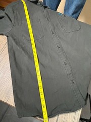 Santa Cruz Skateboard Longsleeve Button Up Shirt Screaming Hand Utility Black