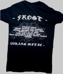 Enslaved Band T.Shirt 2013 20th Anniversary Of The Frost Album Black Size Small