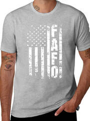 FAFO American Flag Graphic T-Shirt