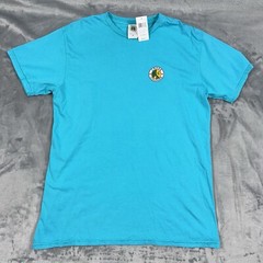 Cross Colours Peace Circle Logo T-Shirt Turquoise C10017PCL-300 Men’s NWT